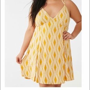 NWT Yellow halter dress